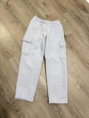 Aritzia Light Blue Cargo Joggers size XS- Cozy Casual